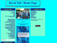 Tablet Screenshot of davidtall.com